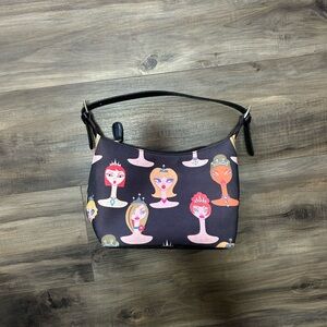 Y2K Graphic Black and Pink Women's Bag